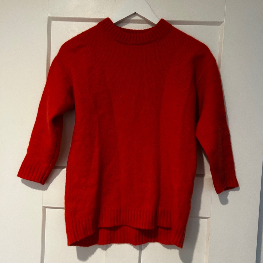 DEMYLEE 100% Cashmere SWEATER small s Orange